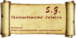 Steinschneider Zelmira névjegykártya